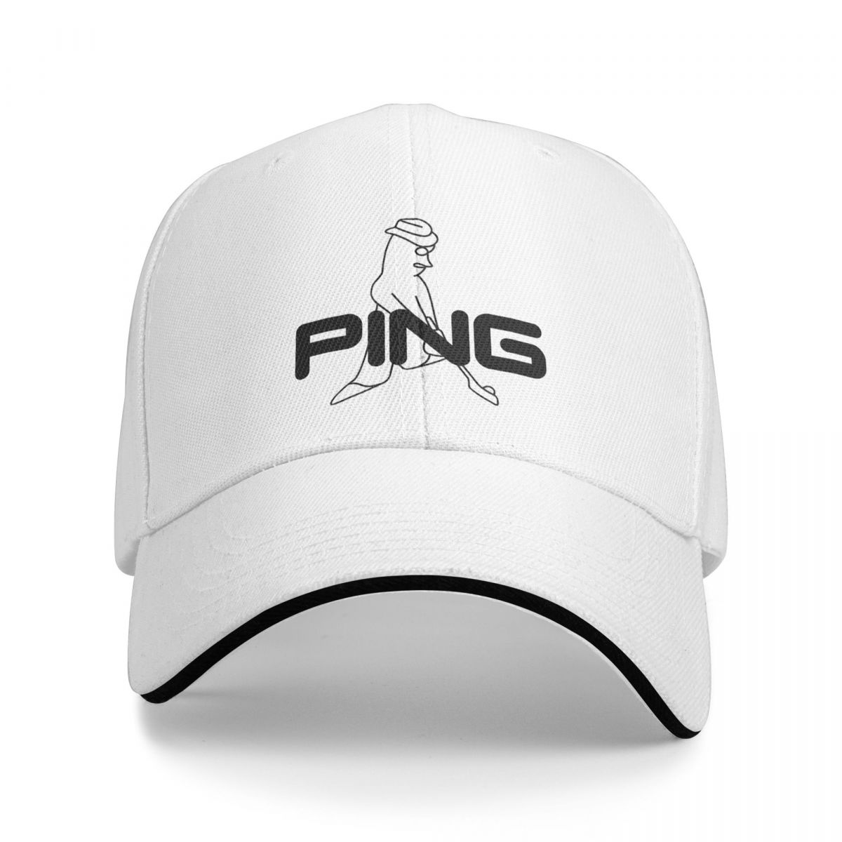 

Trendy Golf Cap Outfit Accessories Gift for Golfer Sportswear Brand Golf Baseball Caps Sports Headwear Adjustable Fit