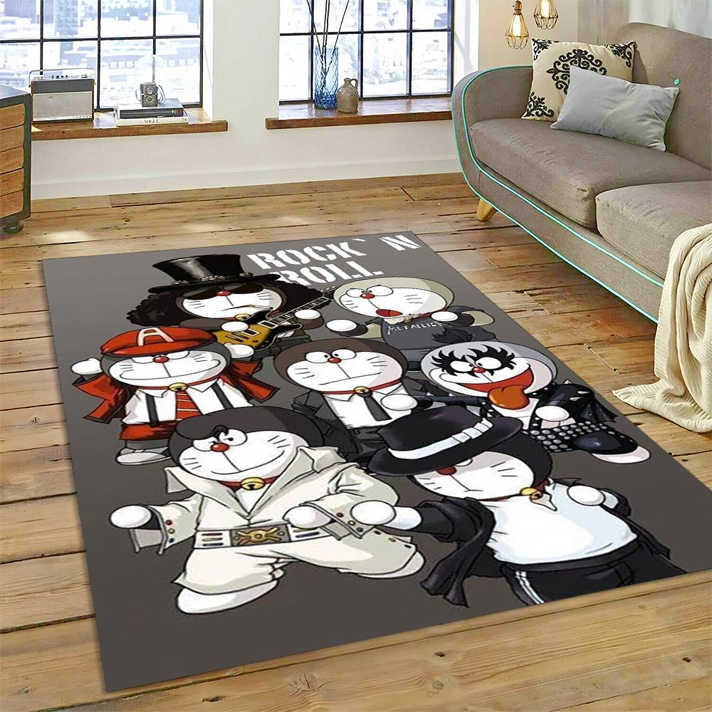 3D D-Doraemon Cartoon Dream Carpet Rug for Living Room Bedroom Home Sofa Decoration,Kids Play Non-slip Floor Mat