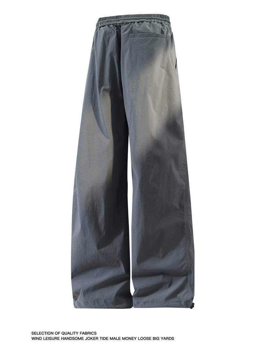 Trendy Men s Casual Loose Straight-Leg Running Pants - Breathable Design 5XL