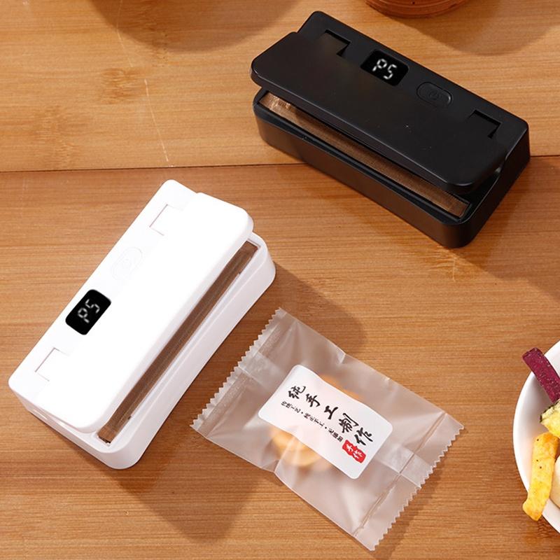 Mini Plastic Bag Heat Sealer USB Rechargeable Portable Food Sealer for Kitchen Travel Camping Storage