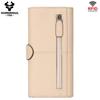 Humerpaul Women Wallet Long Leather Wallet Large-capacity Multi-card Clutch Wallet with Photo Window Coin Purse