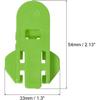 uxcell Manual Easy Can Opener, 4pcs - Plastic Beverage Can Covers Lids Protector, Bottle Opener for Soda, Beer, Drink (Green)