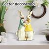 Paashaas Bloemenhouder Hars Ambacht, Decoratief Item voor Huis en Studie, Tuin en Ornament