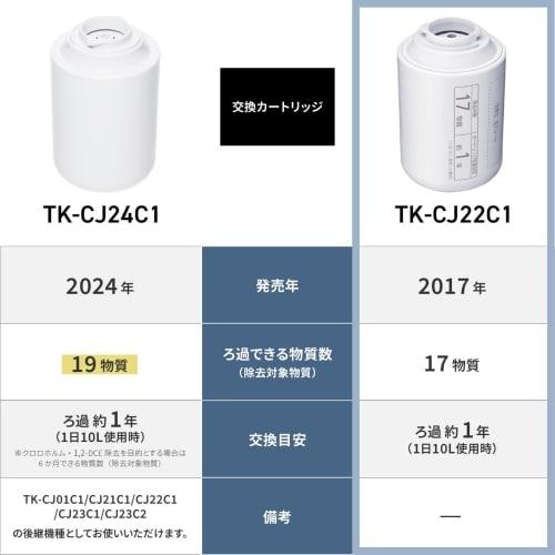 Panasonic water purifier cartridge for faucet direct connection type 1 piece TK-CJ22C1