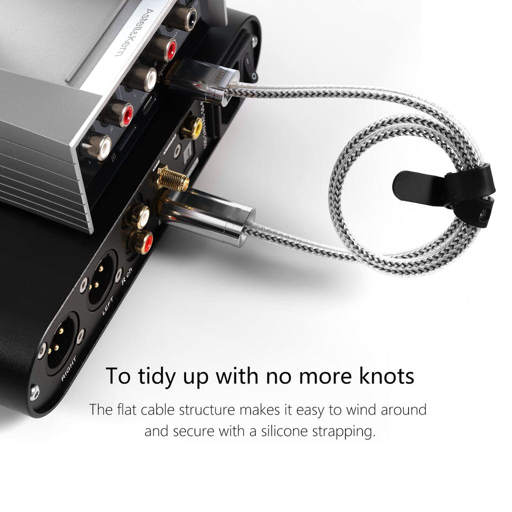 ddHiFi TC09BA to Conversion Double Shielded HIFI Decoding Audio Signal Upgrade 50cm Cable Length USB-A USB-B Cable, Line,