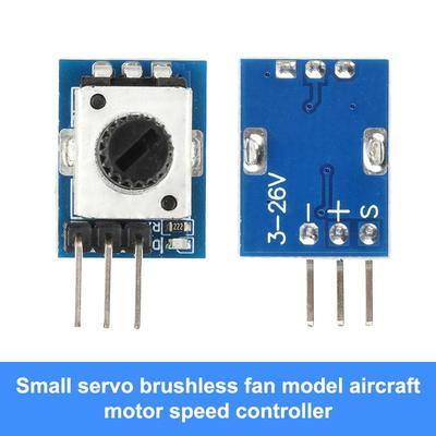 1/2/3Pcs 3-26V Mini Brushless Motor Digital Servo Tester Pwm Control Module For Diy Rc Plane Fan Model Motor Speed Controller