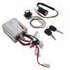 Controller per Bicicletta Elettrica 12V 500W Interruttore Controllo Velocità Set Chiave di Blocco per Tricicli Elettrici Motociclette