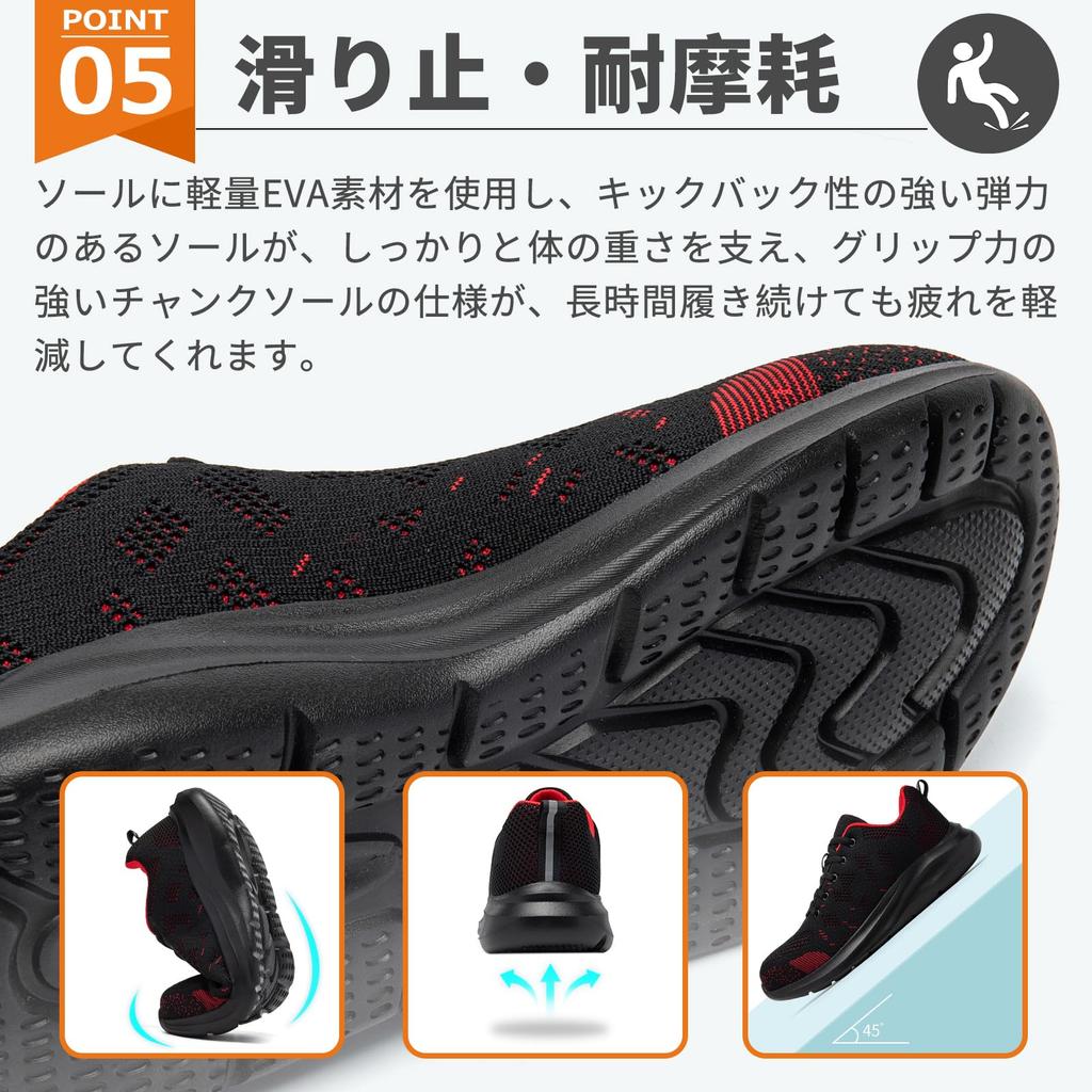 SOARHOPE Work Shoes for Men and Safety Shoes with Nail Toe Construction Site Work Abrasion Resin Toe Breathable Women, Stylish, Slip-Resistant