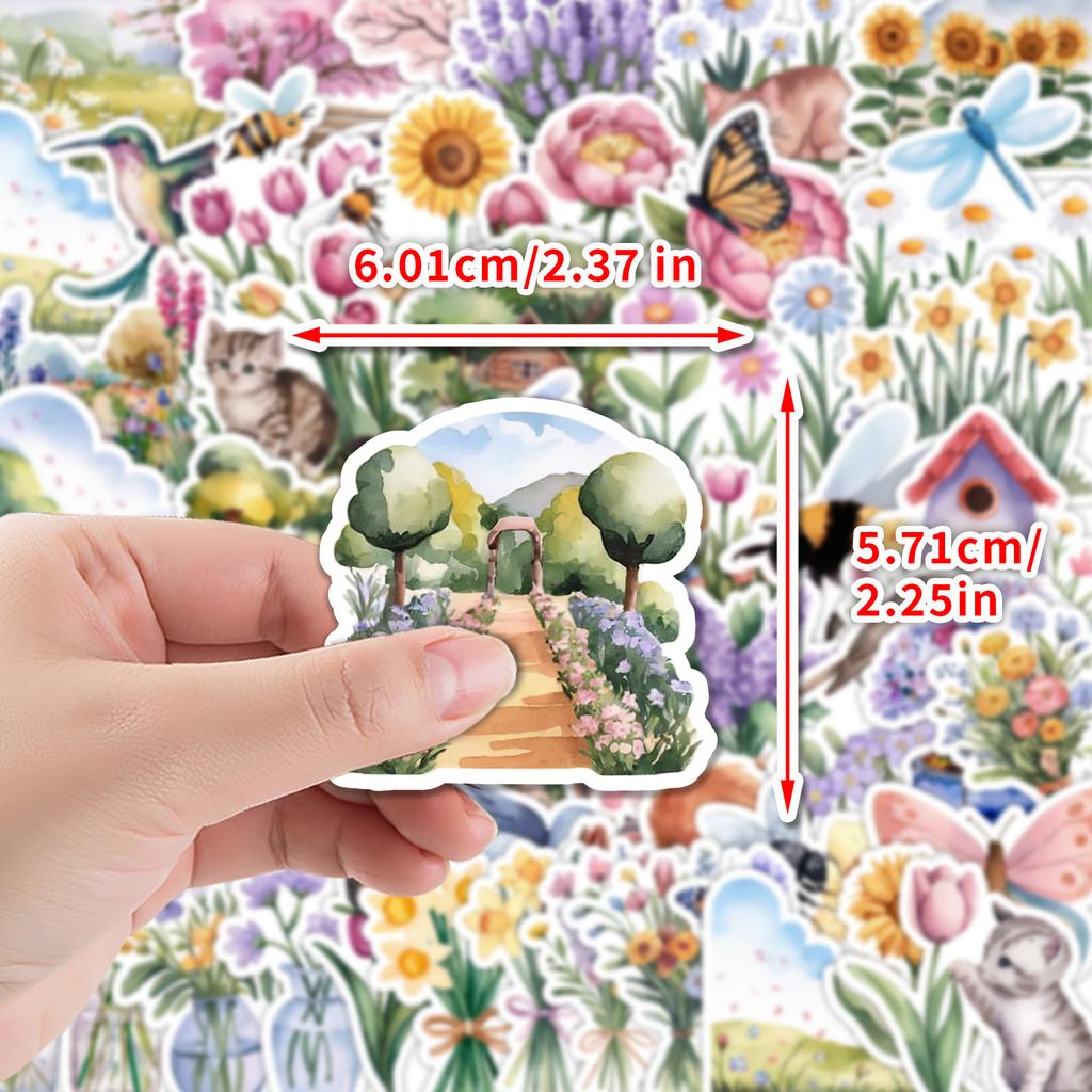 1050Pcs Spring Series Cartoon Fairy Tale Style Stickers Cute Fun Creative Decorative Waterproof Decoration Kids Toy Gifts