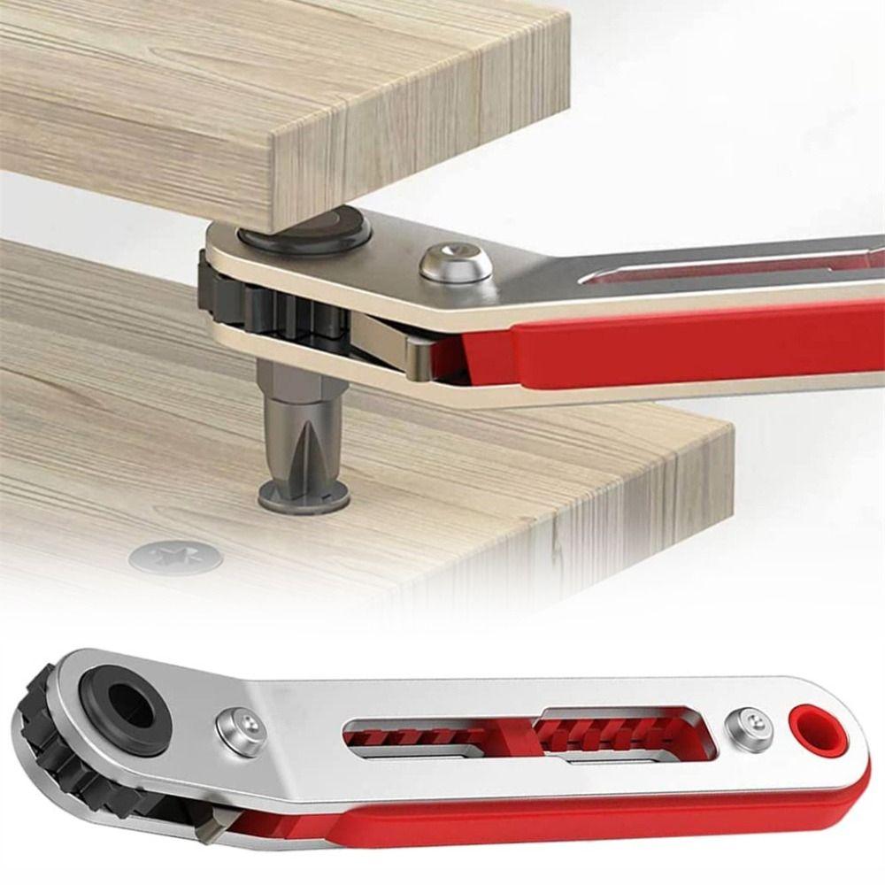 Quick Tools 1/4 Inch Drive Socket Mini Ratchet Wrench Hex Screwdriver Angle Head Driver Bits