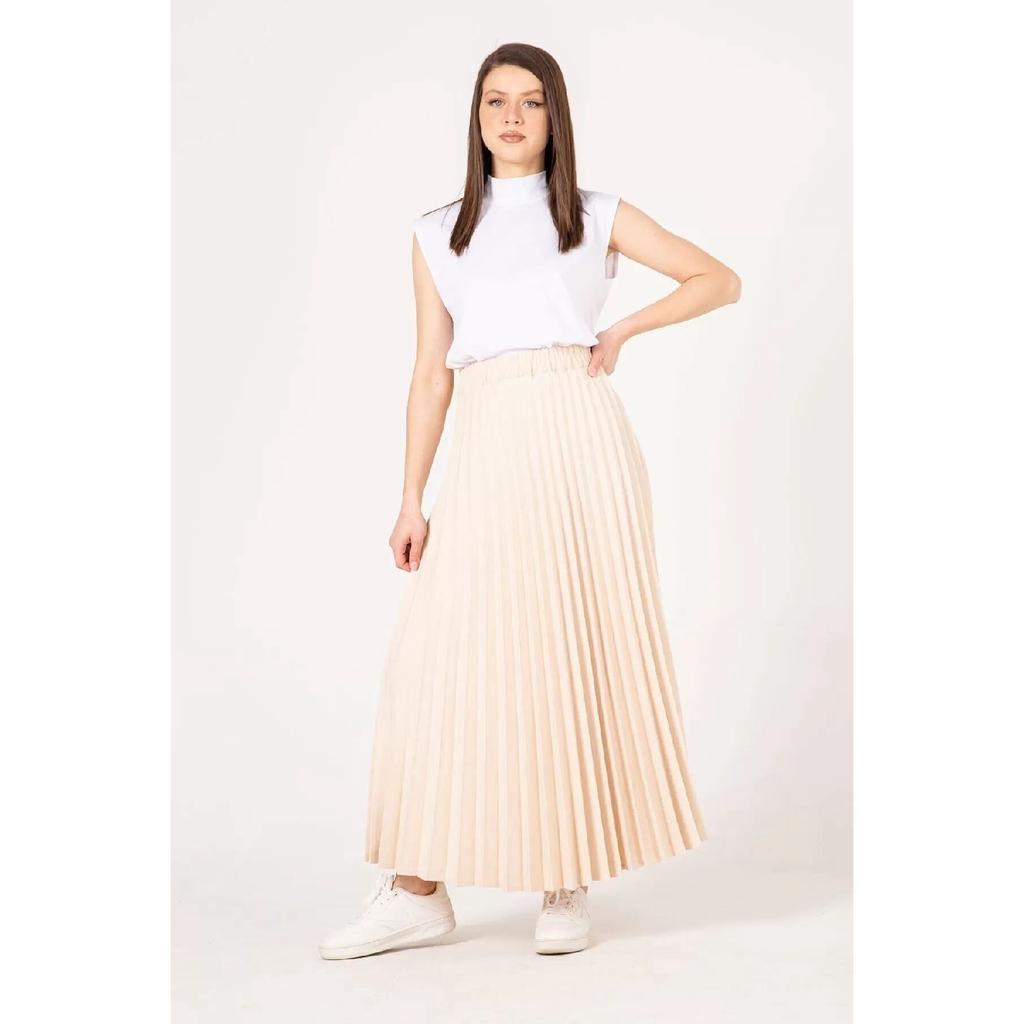 Fusta plisata 32-9001 Gri