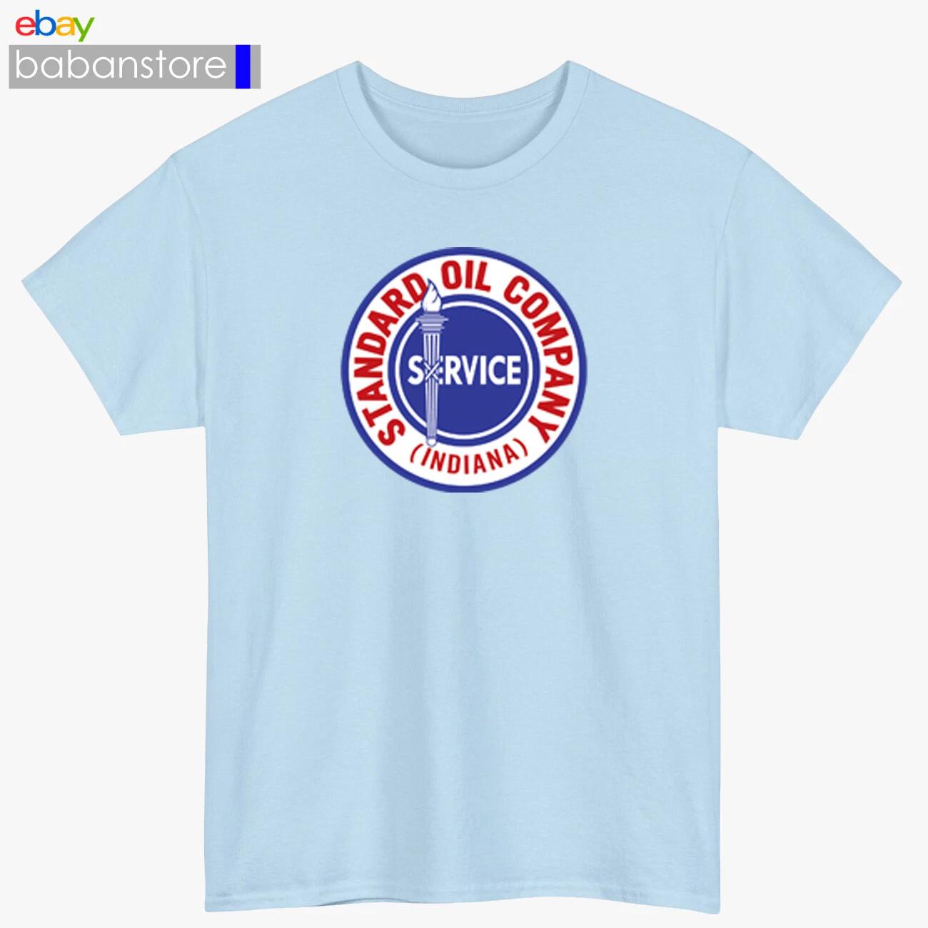 

Standard Oil Company Logo Black/White/Grey/Navy/Red/Light Blue T shirt S-5XL M