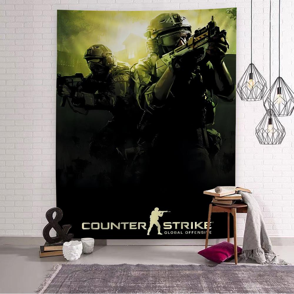 CounterStrike CS 2 Tapices Hippies para Colgar en la Pared Tapices de Pared Bohemios Mandala Decoración del Hogar INS