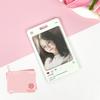 Transparent Ferrule Stationery Card Protection Sleeve Keyring Card Sleeve Acrylic Ferrule Korean Bus ID Card Holder