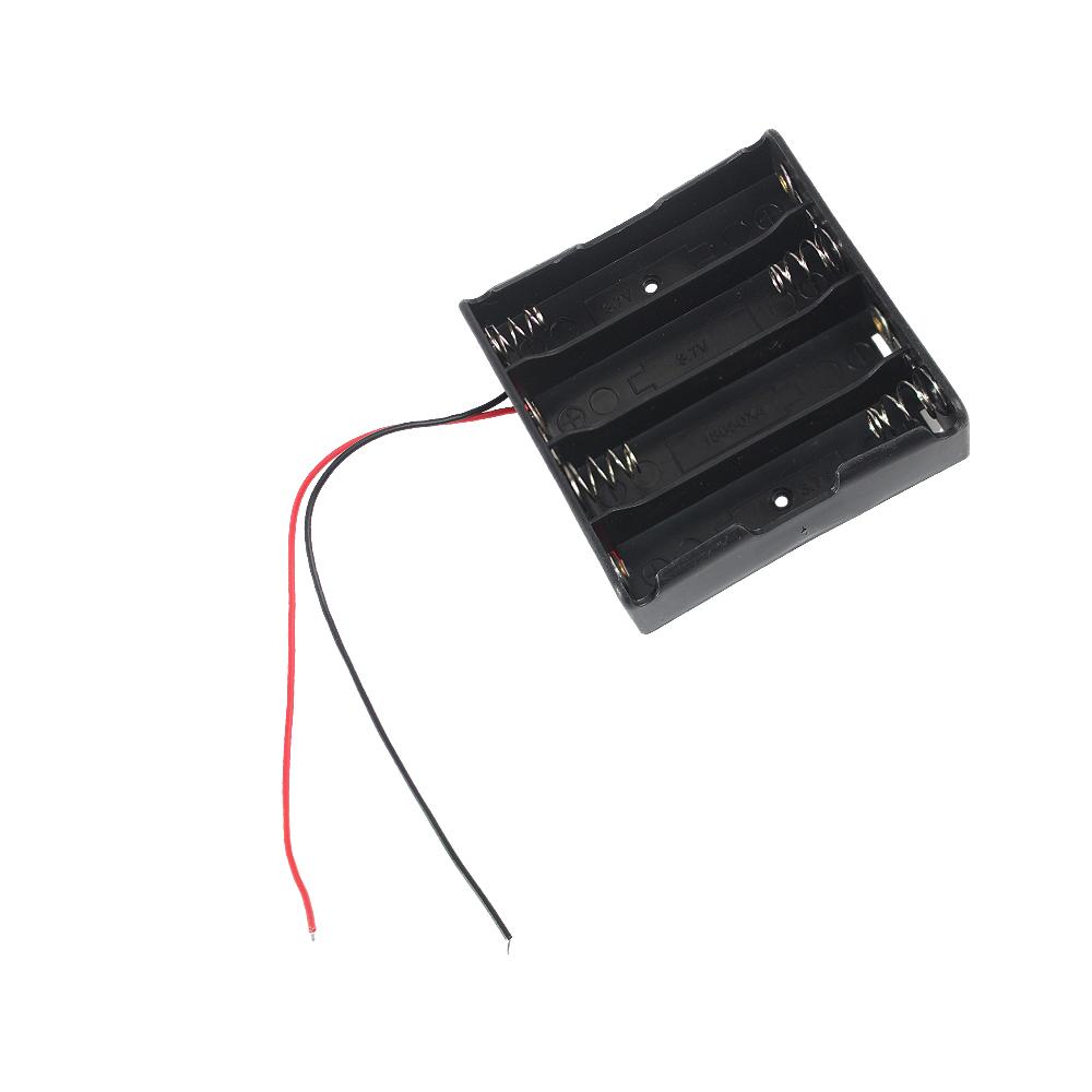 1x 2x 3x 4x Battery Storage Box 18650 Power Bank Cases  1 2 3 4 Slot Batteries Clip Holder Container With Wire Lead Pin