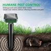 1/2/4PCS Solar Powered Ultrasonic Pest Repeller Waterproof Mole Snake Mice Rodent Repellent for Outdoor Garden Yard Farm