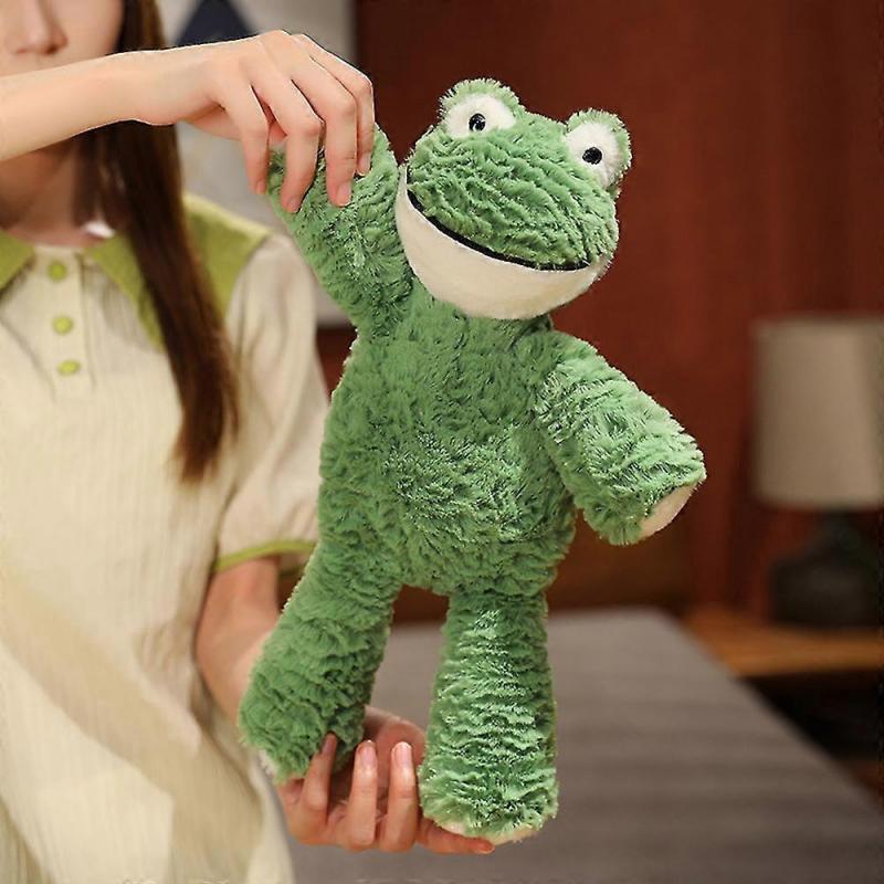 Creative Frog Plush Toy Cute Smiling Frog Stuffed Plush Doll Kid Birthday Plush Toy Gift for Kids