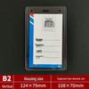 ID Card Holder with Lanyard for Work, Exhibition, and Student Badges