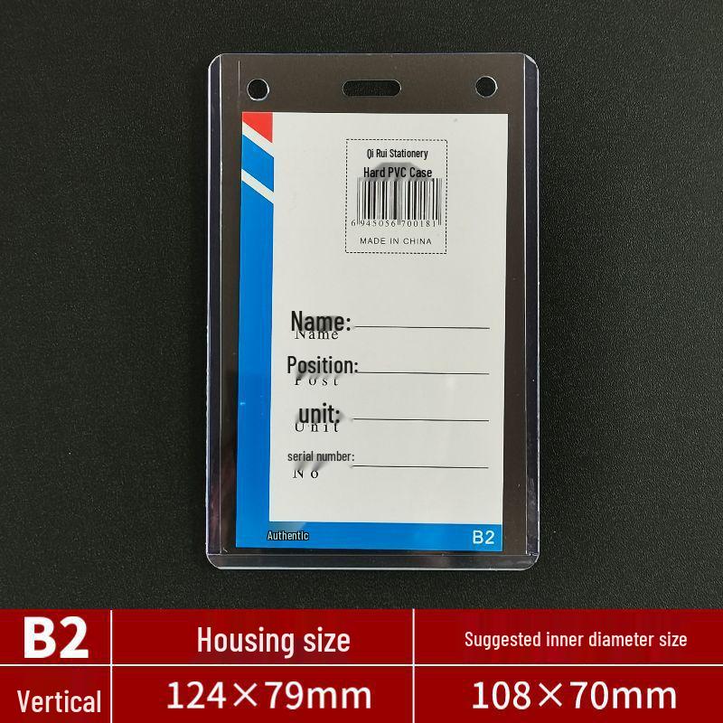 ID Card Holder with Lanyard for Work, Exhibition, and Student Badges