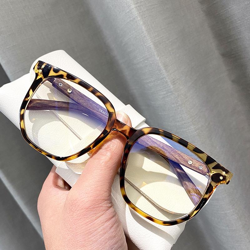 5 Colors Large Reading Glasses for Women Unisex Vintage Classic Square Computer Eyeglasses Luxury Far Sight Presbyopia Eyewear