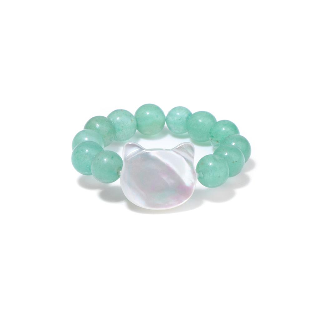 4mm Beads Rings For Women Men Trendy Cuboid Beaded Rings Chakra Healing Quartzs Finger Rings Handmade Hit Rings Jewelry Party