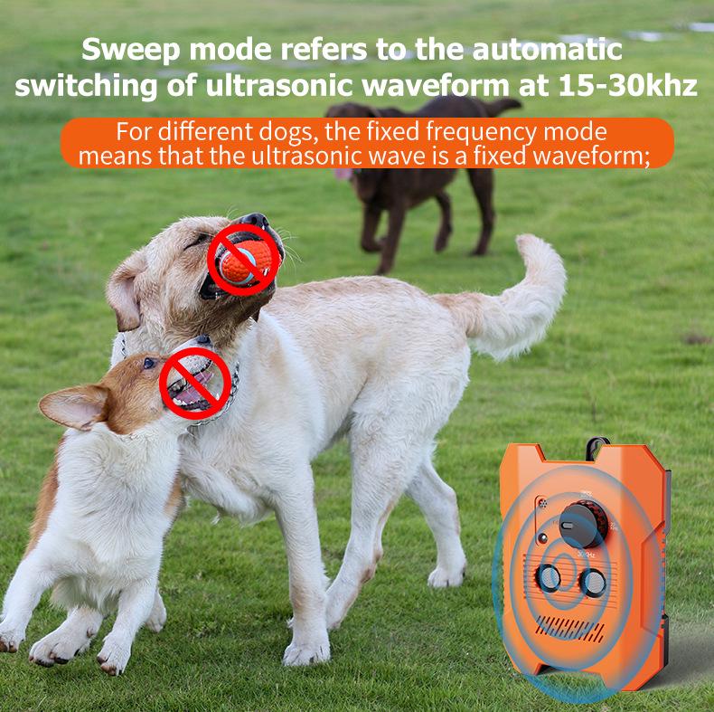 Tragbarer intelligenter Hundetrainer: Ultraschall-Antibellmittel