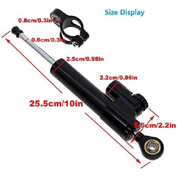 Krace Motorcycle Steering Damper Linear Stabilizer For Yamaha R1 R3 R25 R6 FZ1 FZ6 FZ08