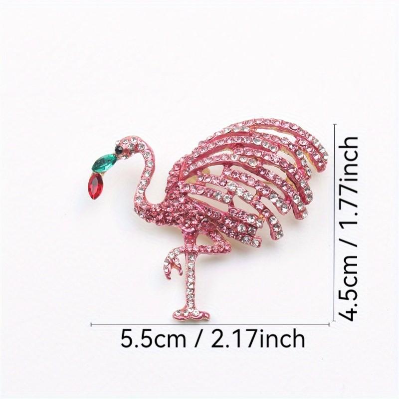 Creative Cutout Flamingo Corsage Simple Fashion Animal Brooch Coat Coat Bird Pin Accessories