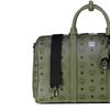 MCM Ottomar Silver Cobalt Metal Accessory Logo Copper Plate Shoulder Crossbody Tote Bag Women Travel Bag Khaki Moss MMVFATT02K8001