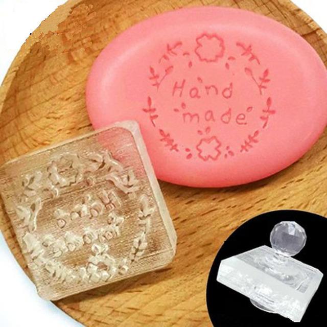 Przezroczysta forma uszczelniająca do samodzielnego wytwarzania mydła, niestandardowe logo, personalizowana miłość, litery angielskie, zestawy narzędzi, narzędzia