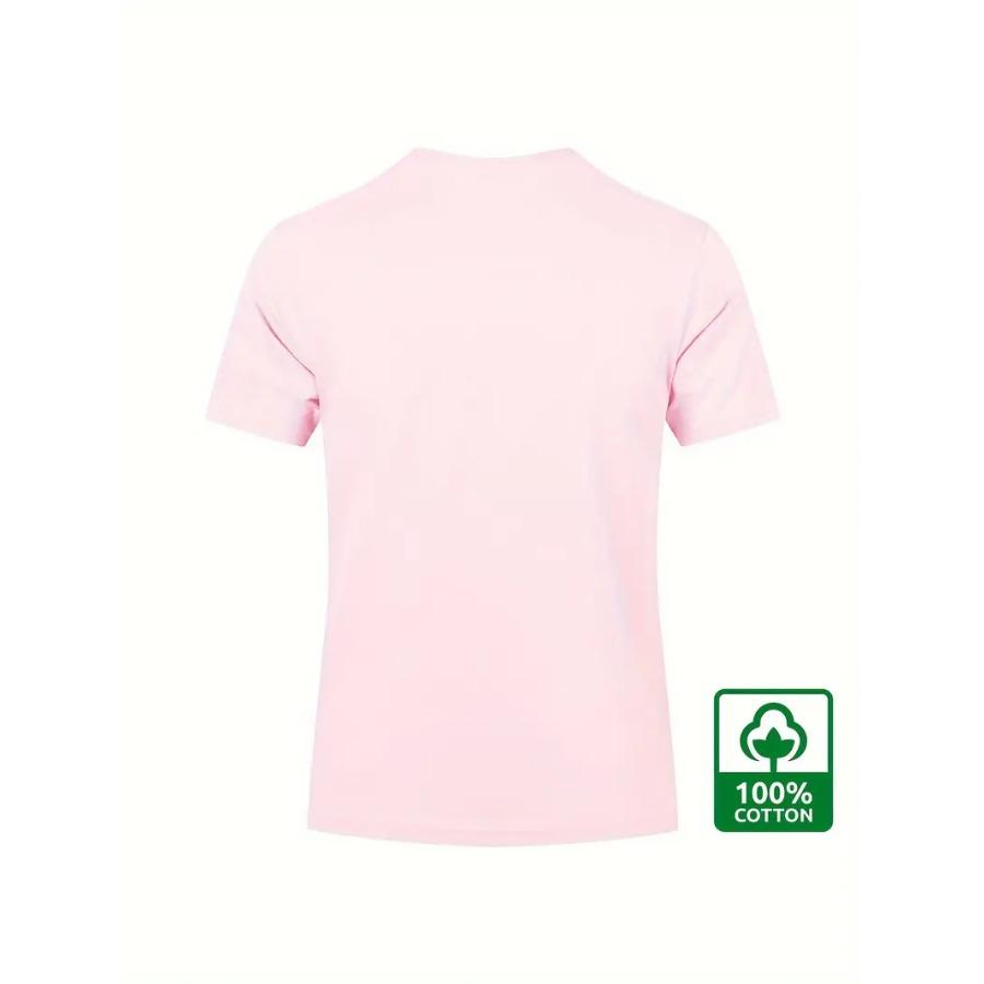 Men's Premium Cotton Short-Sleeve T-Shirt with Surfing Print - Crew Neck, Machine Washable