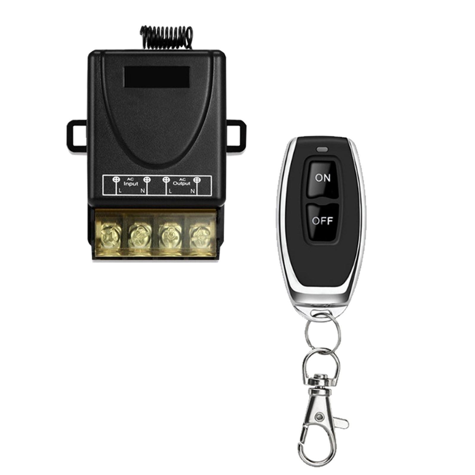 

Беспроводное реле управления AC90~250V 30A+1 Беспроводной пульт дистанционного управления/беспроводной переключатель