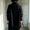 Women's Shirt Jacket with Lapel Collar for Fall Winter