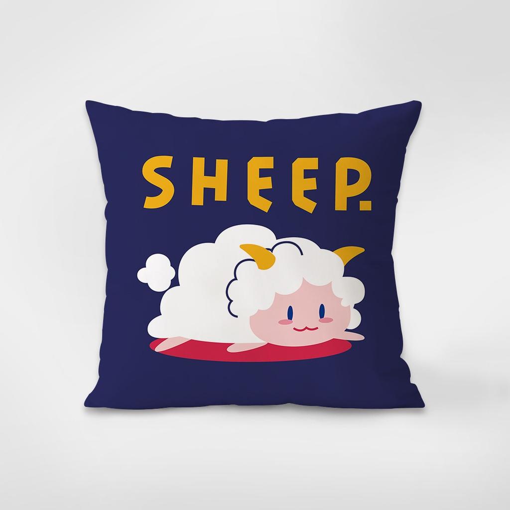 Zodiac Cartoon Creative Pillowcase Dormitory Decoration Office Living Room Home Pillowcase