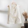 Temperament Women's Clothing 2025 Spring Embroidered Vest Vest Vest Sweet Top Outside