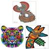 Wooden Animal Puzzle Set With Irregular 3d Shapes For Creative Kids And Adults