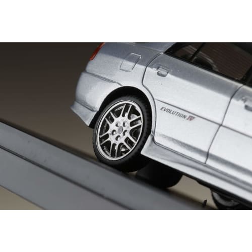 MARK43 1/43 Mitsubishi Lancer GSR Evolution IV (CN9A) Steel Silver Finished Product