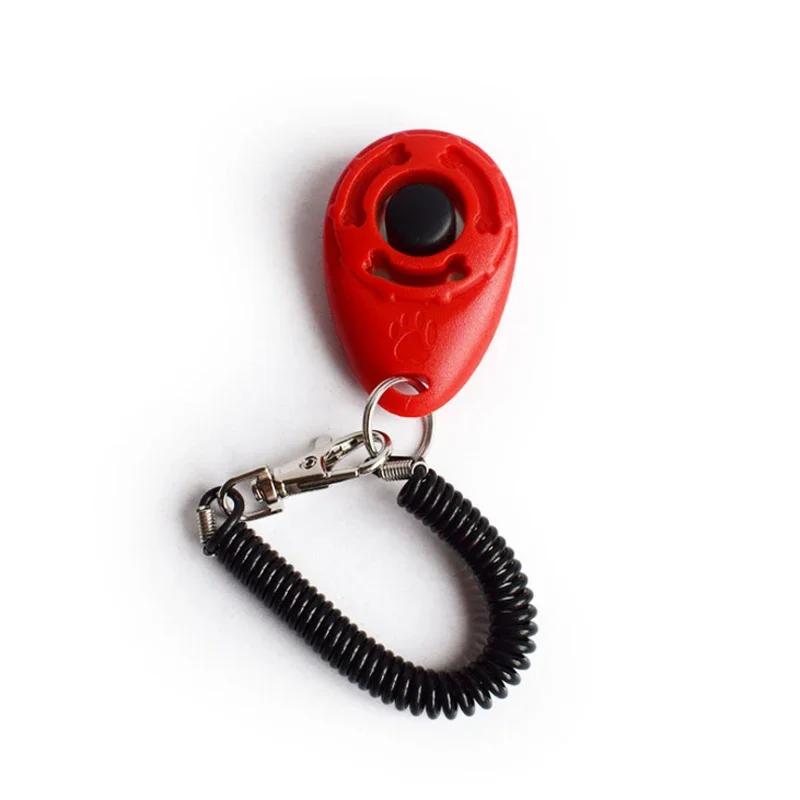 Popular New Multifunctional Pet Training Clickers Spring Keychains and Dog Training Supplies