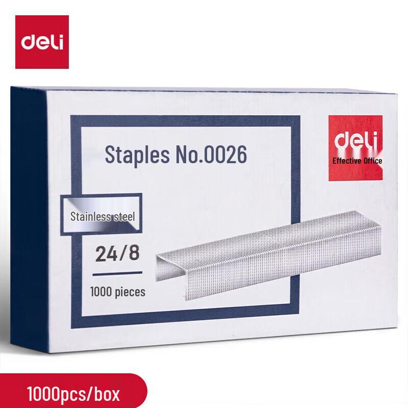 Deli 0026 Heavy Duty Stainless Steel Staples