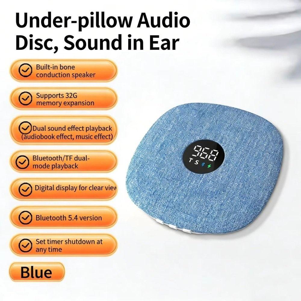 Bluetooth 5.4 Wireless Sleeping Speaker Bone Conduction Sound Machine Personal Relaxation