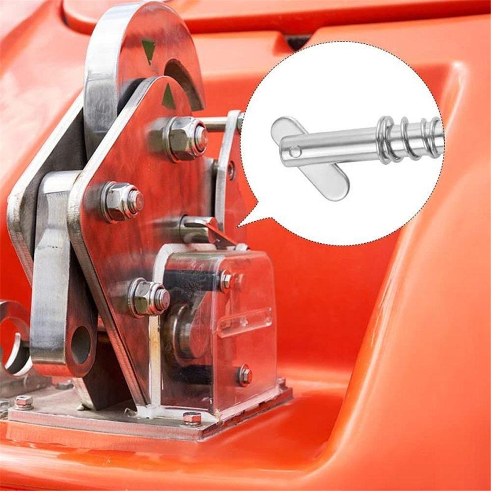 2 Pcs 8mm 316 Stainless Steel Quick Release Pin – Marine Grade Bimini Top Deck Hinge Pin For Boat Canvas Support Hardware