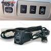 1PC Car Charger Modified Quick Charge QC3.0 Car Charger USB TYPE-C Charger Compatible for Toyota Corolla