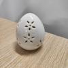 Keramische Eierdekorationen, LED-Licht leuchtende ausgehöhlte Eierornamente, kreative Geschenke