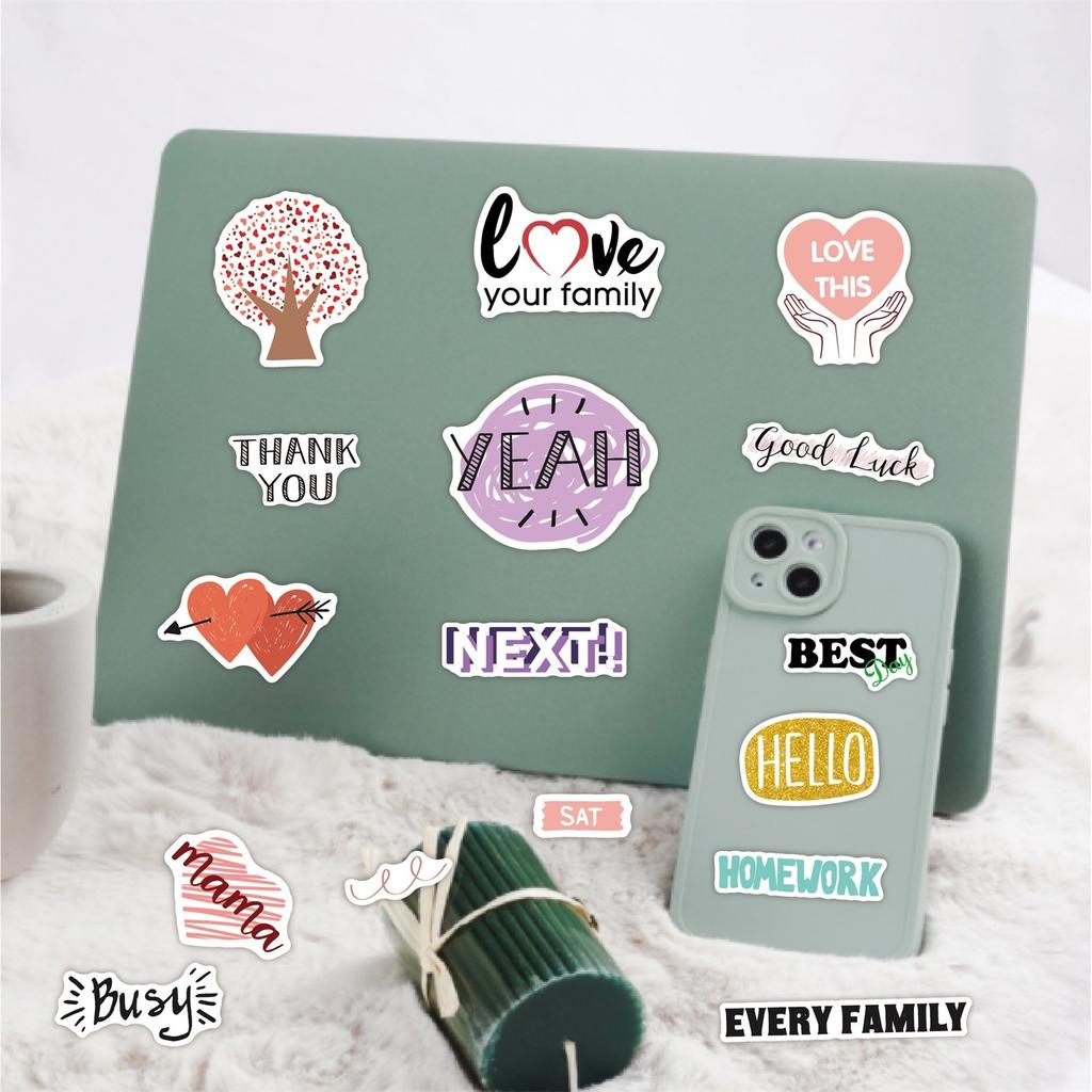 Autocolante pentru album de însemnări pentru caiet de decorare pentru albume de memorie tematice de familie, 6 piese