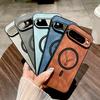 Premium Vintage PU Leather Protective Case for Google Pixel 10 9 8 7 Pro XL 9A 8A 7A Shockproof Magnetic Wireless Charging Cover