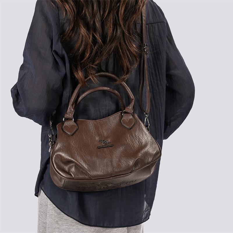 Women's Bag Middle-aged Mother's Handbag Vintage Large Capacity Shoulder Crossbody Bag