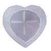 Faceted Love Heart Crafts Silicone Mold Epoxy Resin Jewelry Mold Resin Casting Pendant Mold Suitable for Diy Resin Craft