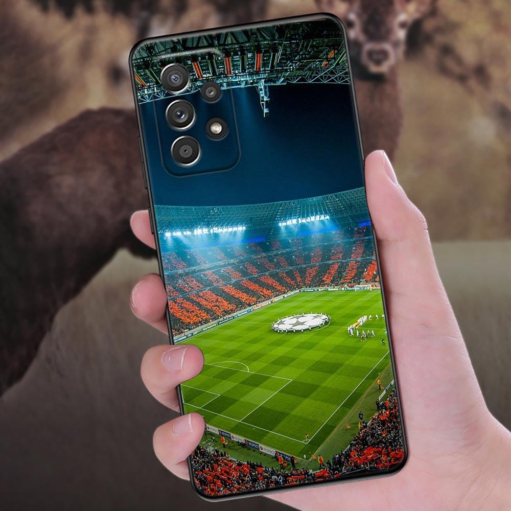 Football Soccer Ball Fire Un Rayo Phone Case For Samsung Galaxy A57 A56 A37 A55 A36 5G A26 A54 A52 A35 A34 A17 A16 A07 A06 Cover
