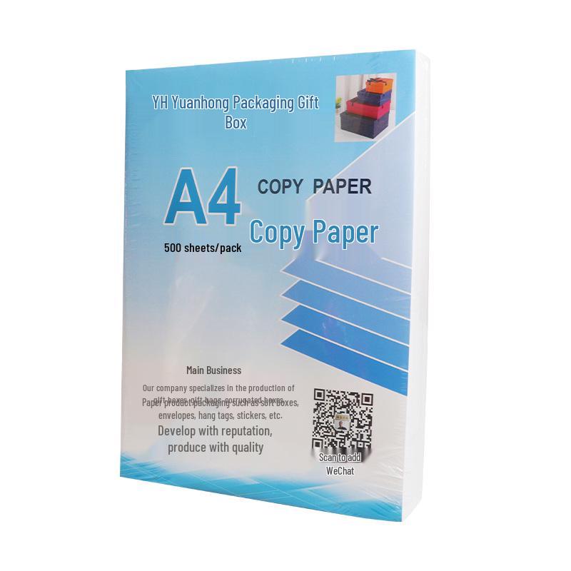 Rongbo A4 Printing Paper, 70g/80g, 500 Sheets White Office Paper 500 sheets/pack