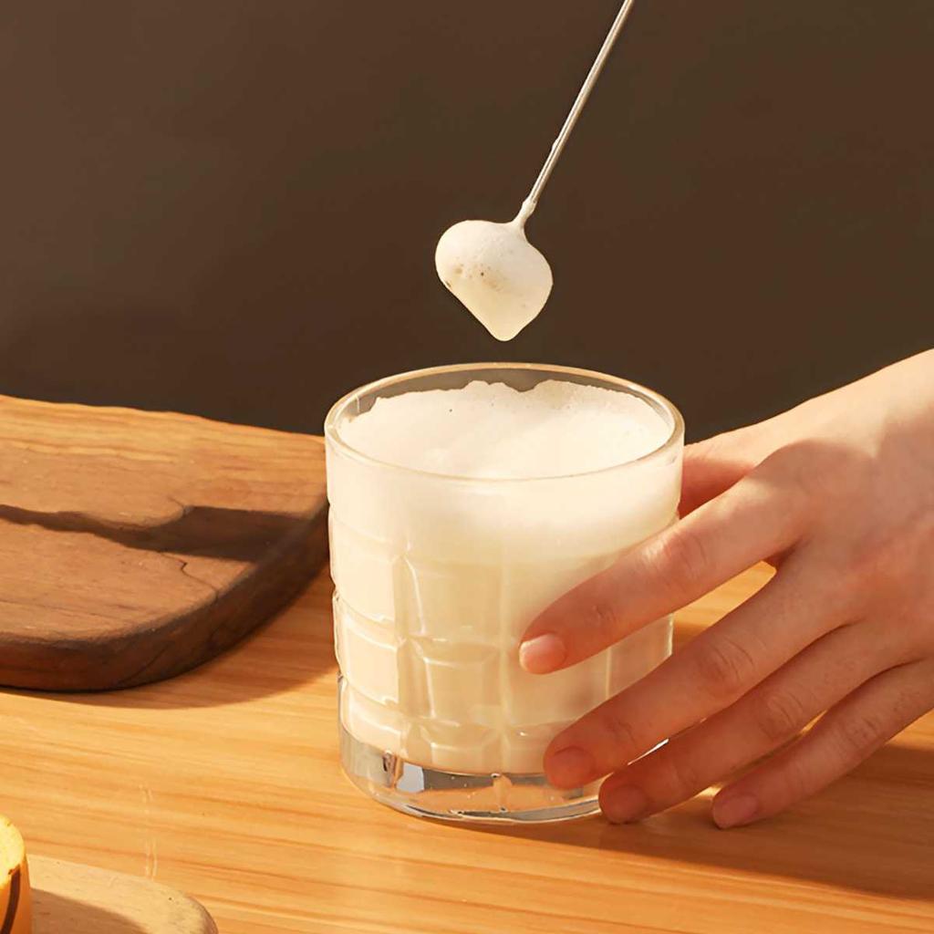 1Pc Electric Milk Frother Coffee Milk Frother Coffee Mixer 500Mah Usb-Charging Portable Egg Beater Coffee Milk Mixing Blender